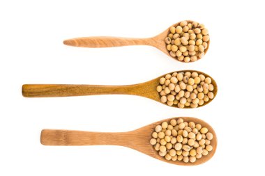Soya fasulyesi beyaz arkaplanda izole
