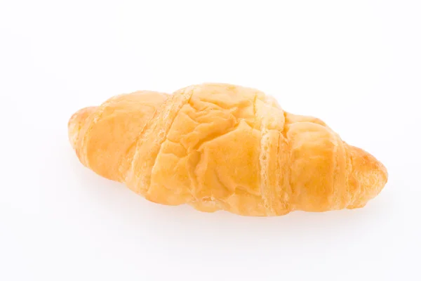 Pan cruasán aislado sobre fondo blanco — Foto de Stock