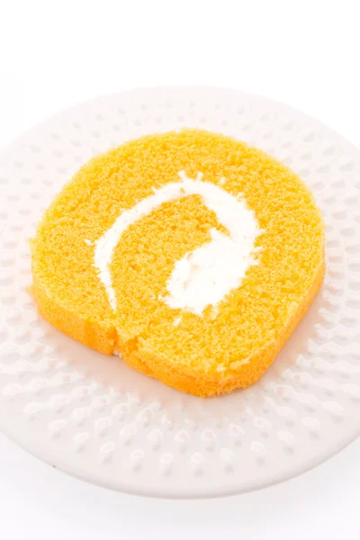 Торт варенье изолированы на белом фоне — стоковое фото