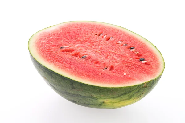 Wassermelone isoliert auf weißem Hintergrund — Stockfoto