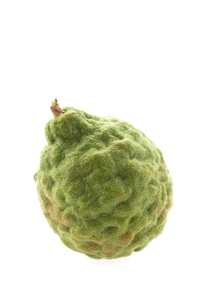 Kaffir lime isoleret på hvid baggrund - Stock-foto