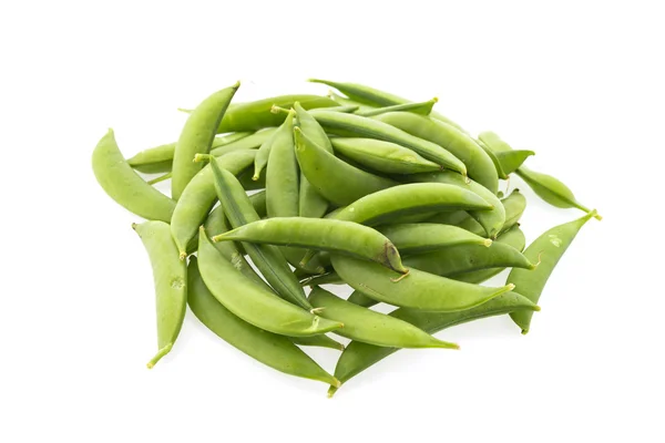 Garden pea isolated on white background — Stock Photo, Image