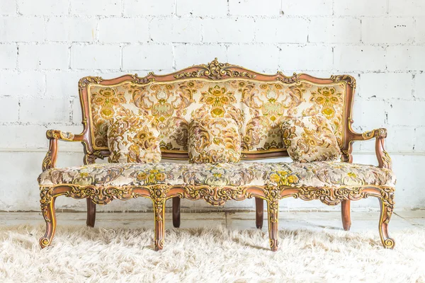 老式沙发 — 图库照片