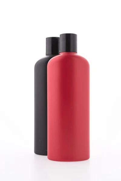 Plast flaska isolerad på vit bakgrund — Stockfoto