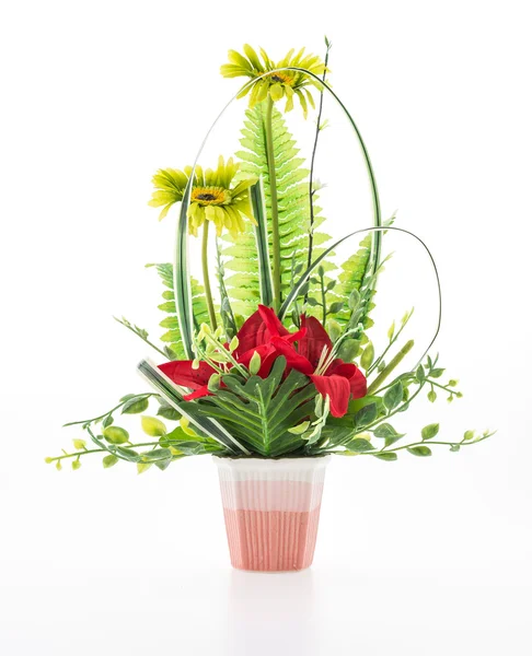 Florero aislado sobre fondo blanco — Foto de Stock