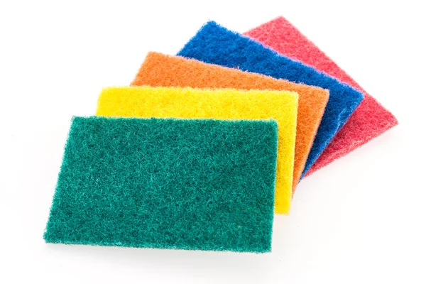 Scouring pad isolated on white background — Stock Photo, Image