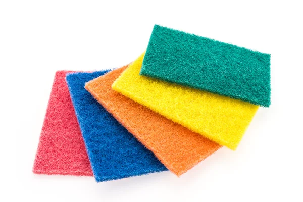 Scouring pad isolated on white background — Stock Photo, Image