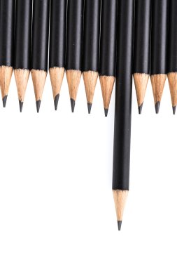 Beyaz arkaplanda kalem izole