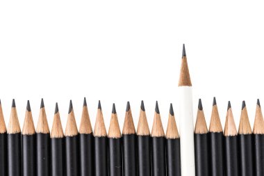 Beyaz arkaplanda kalem izole