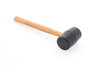 Çekiç beyaz arkaplanda izole edildi