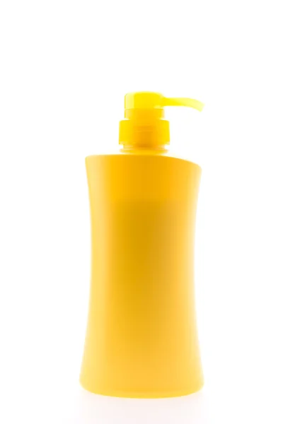 Flaska lotion isolerad på vit — Stockfoto