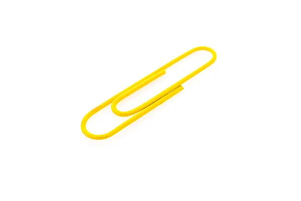 Paper clip isolated on white background — Stock Photo, Image