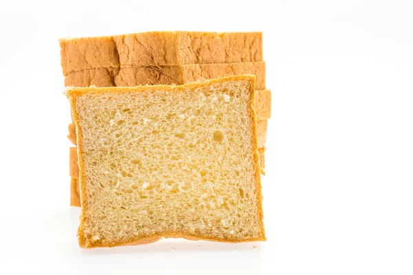 ขนมปังแยกบนสีขาว — ภาพถ่ายสต็อก