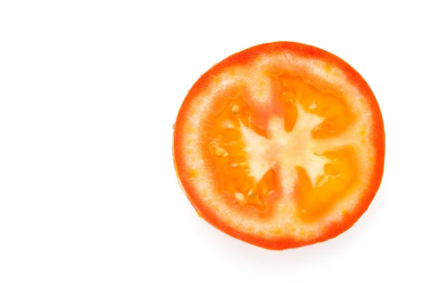 Tomate isolado em branco — Fotografia de Stock