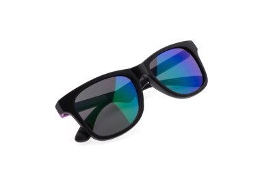 güneş gözlüğü gözlük üzerine beyaz izole