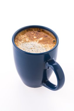 Kahve fincanı beyaz arka planda izole