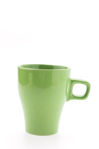 Taza de café aislada en blanco —  Fotos de Stock