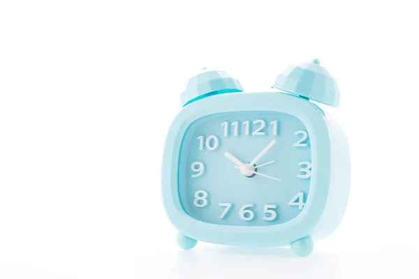 Reloj despertador azul — Foto de Stock