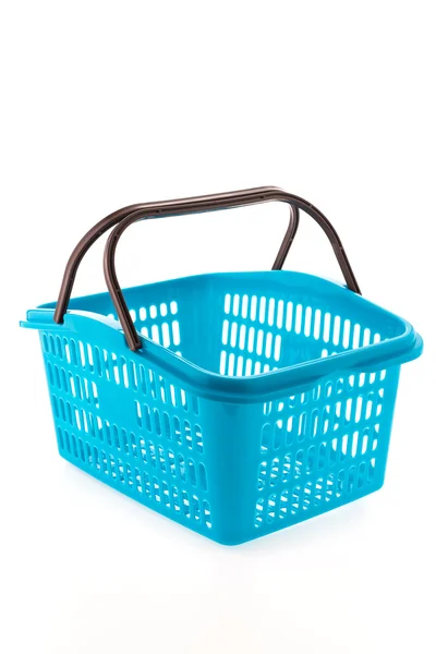 Shopping plastic basket — Stock Photo, Image