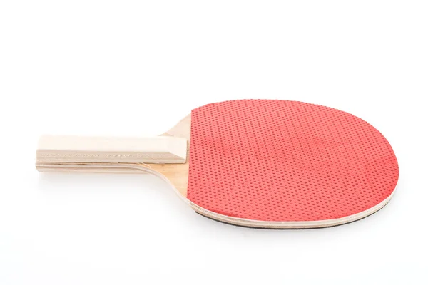 Schläger-Ping-Pong isoliert auf weißem Hintergrund — Stockfoto