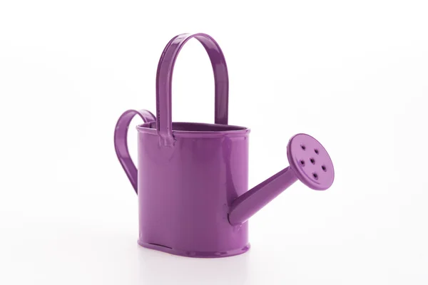 Purple watering can — Stock Photo, Image