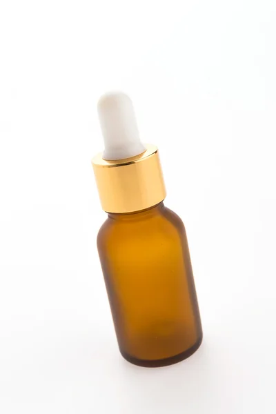 Bottiglia di siero isolato su sfondo bianco — Foto Stock
