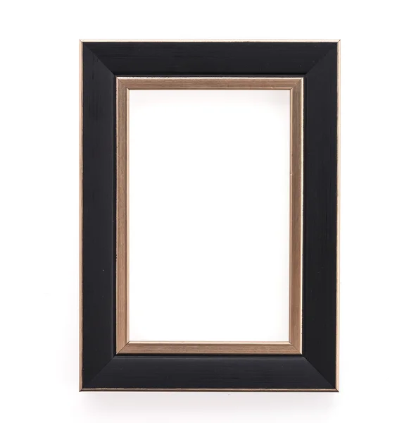 Wooden frame isolated on white background — Stock Photo, Image