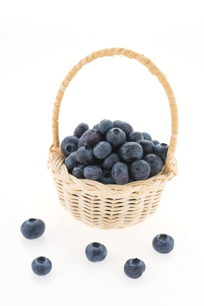 Blueberry basket — Stock Photo, Image