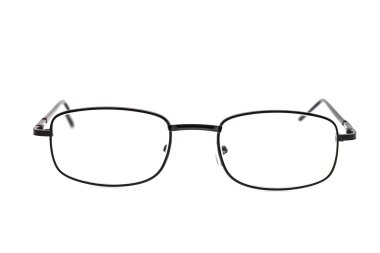 Gözlükler beyaza izole edilmiş.