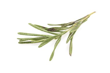 Beyaz arkaplanda biberiye izole edildi