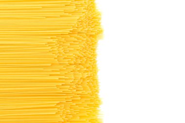 makarna beyaz arkaplanda izole