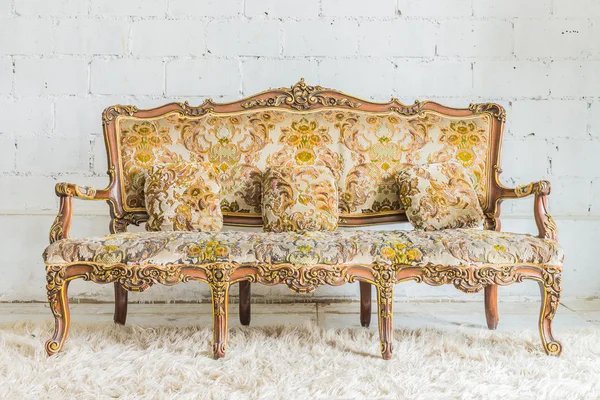 Vintage sofa — Stockfoto