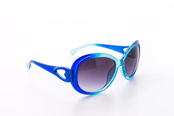 Blue sun glasses isolated on white background — Stock Photo, Image