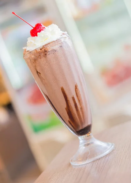 Chocolade milkshake — Stockfoto