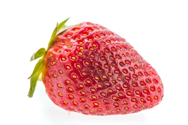 被白色背景隔离的草莓 — 图库照片