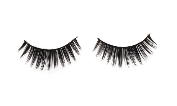 Eyelashes isolated on white — Stock Photo, Image