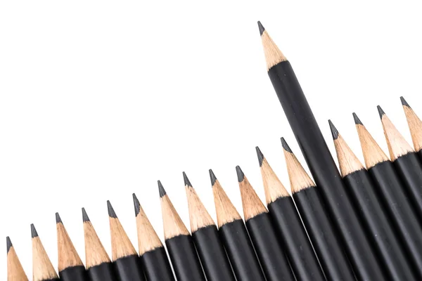 Zwarte potloden — Stockfoto