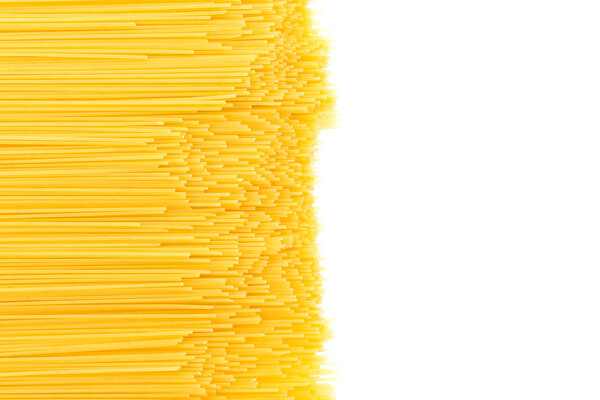 Pasta isolated on white background