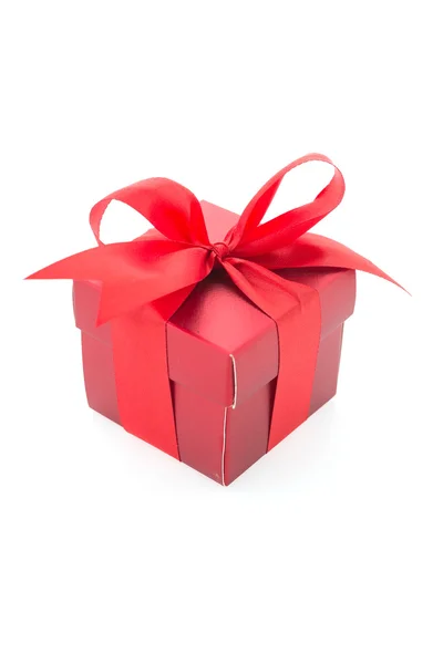 Caja de regalo roja — Foto de Stock