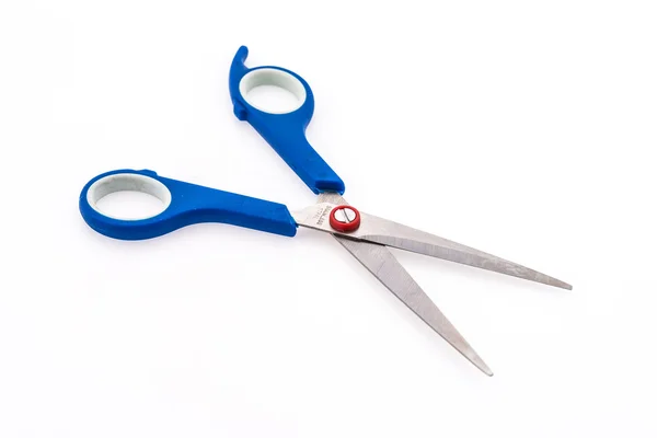 Blue scissor — Stock Photo, Image