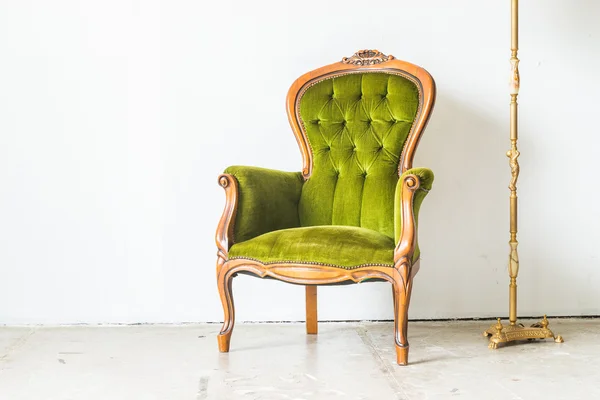 Green Vintage sofa — Stockfoto