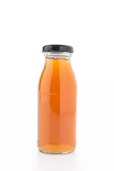Apple juice flaska — Stockfoto