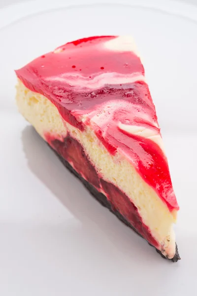 Jordgubbscheese Cake — Stockfoto