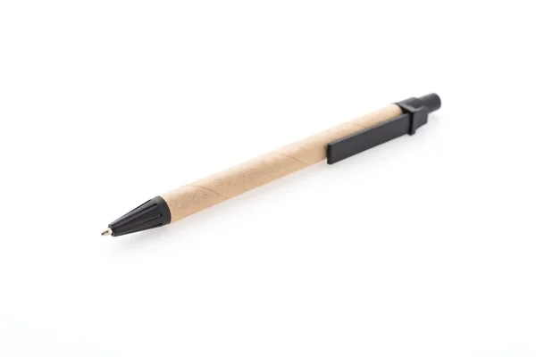 Penna isolata su sfondo bianco — Foto Stock