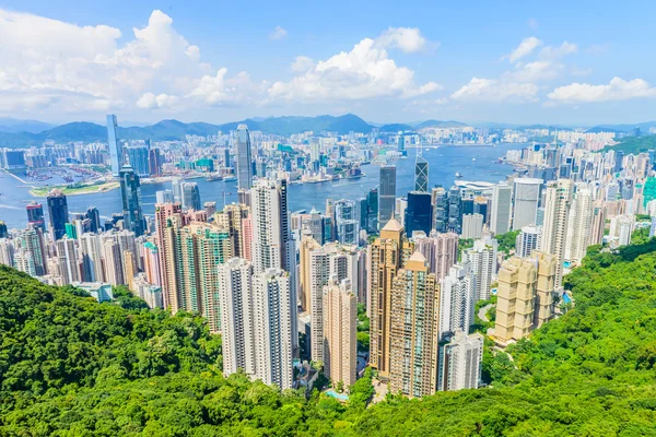 Victoria Harbour in Hong Kong — Stock Photo, Image