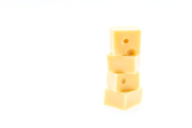 Peynir beyazda izole