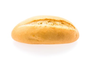 Ekmek beyazda izole