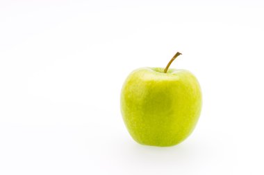 Elma beyaz üzerine izole