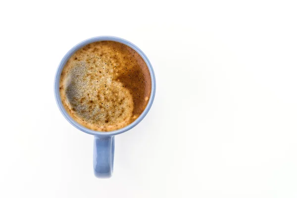 Xícara de café isolado no fundo branco — Fotografia de Stock