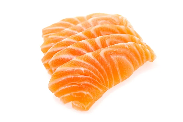 Salmon meat sashimi — Stock Photo, Image